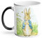 Mug Thermo-réactif Tasse Magique - Petter Rabbit Dans Son Jardin Pierre Lapin Illustration Enfant Beatrice Potter - 325 ml