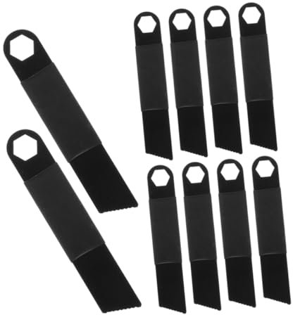 Toddmomy 20 Stücke Outdoor Feuer Schaber Polieren Werkzeug Camping Werkzeuge Camping Feuer Starter Feuerwehr Werkzeug Feuer Starter Schwarz Edelstahl