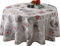 Le linge de Jules Tischdecke, Polyester, Grau, Oval 150 x 240 cm