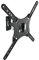 TOOQ LP2255TN-B Support Mural d'écran Plat métallique Rotatif et Inclinable pour Moniteur/TV/LED de 23 à 55, VESA Maximum 400x400, Charge maximale 30kg, Noir