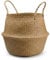 DOKOT Panier de Ventre Jonc de Mer Naturel Corbeille à Linge Grand Stockage Panier de Plantes D'intérieur