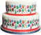 Top That Essbare Dekorfolie aus Zuckerguss, Weihnachtsstrümpfe und Geschenke, ideal zum Dekorieren Ihrer Kuchen, einfach zu verwenden