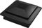 MroMax Capuchon en plastique pour poteau de clôture en bois traité sous pression pour boîte aux lettres, lampe, pont, dock, piquage, 1 pièce, noir 90 x 90 mm, MRO191109G-0092, 1Pcs Black 150x150mm