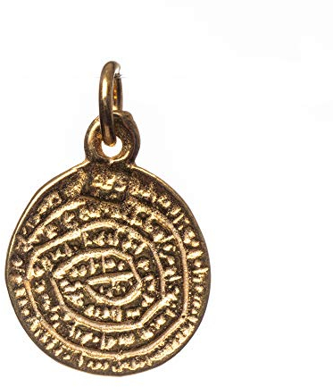 BeautifulGreekStatues Minoisch Phaistos Disc Scheibe Kreta Anhänger 2-seitig 14mm