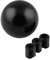Universal Riloer Black Carbon Faser Schaltknauf Runde Kugelform für Universal Car