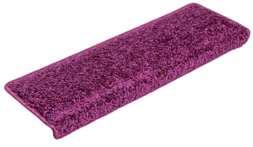 vidaXL Stufenmatten 15 STK. 65x21x4 cm Violett Rechteckiger Rand