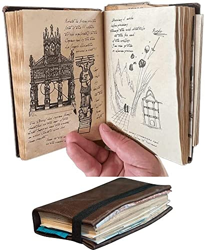 Grail Diary Indiana Jones Journal, Indiana Jones Diary Indiana Jones Novels Book, Indiana Jones Grail Diary, Indiana Jones Collection Merchandise, Vintage Leder Journal Classic Movie Prop Replica Bi