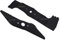 2 X 46 CM Rasenmähermesser kompatibel mit HONDA HRX476 HRX 476 72511-VK8-J50 72531-VK8-J50