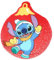 AYMAX Kissen in Form einer Schneekugel, Rot – Disney Stitch