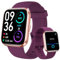 Smartwatch Damen Herren,Smartwatch mit Telefonfunktion,1,7 Touchscreen Schrittzähler Uhr mit Alexa,60+ Sportmodus,Pulsmesser Schlafmonitor SpO2,Whatsapp Erinnerung,IP68 Wasserdicht Fitness Tracker