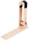 OLYCRAFT 360° Rotation Bois Couture Poney Bois Cuir Artisanat Couture à la Main Cuir Bois Clip Cuir Artisanat Laçage Pince à Coudre avec Cuir Pré-Enveloppé pour Leathercraft Couture DIY Outil