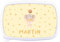 LolaPix Sandwichera infantil. Caja merienda bebe, niños, niñas, colegio y guarderia. Regalos personalizados. Apta para microondas y libre de BPA, filatos y metales pesados.Elefante estrellas