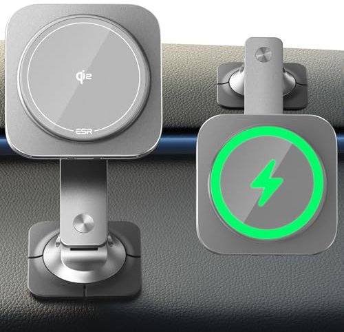 ESR Qi2 15W MagSafe Car Mount, Qi2-Certified Adjustable Dashboard Magnetic Phone Holder Wireless Charger for iPhone 16 15 14 13 12 Pro Max Plus Mini, Galaxy S25
