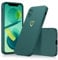 Noyabox Silicone Case for iPhone X/Xs, Cute Shockproof Full Cover with Smooth Touch Printed Heart-Shaped Love Pattern Slim Lightweight Stain-Resistant Design, Green