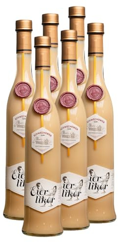 Eierlikör 6x0.5l (20% Vol) - RATION | 6 Flaschen je 500ml | Schwechower Brennerei (1229)