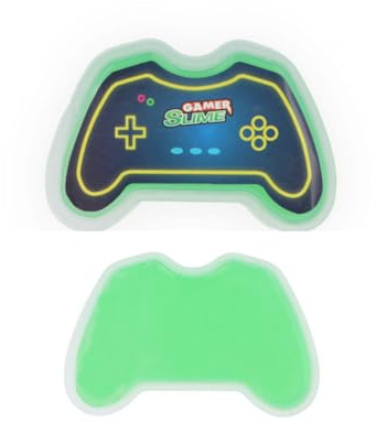 TC Toys - Gamer Slime Party Favors – 30g Game Controller Shaped Slime Tub, Sensory Fidget Toy for Kids, Gaming Birthday Party Bag Fillers, Retro Controller Stocking Filler assorted colours