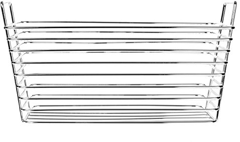 Premier Housewares 1600558 Storage Caddy - Chrome, Height 17.5 cm x width 32 cm x depth 17 cm