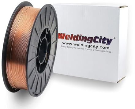 WeldingCity ER70S-6 ER70S6 MIG-Schweißdraht, Baustahl, 5 kg Spule, 0,9 mm