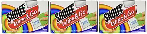 Shout Stain Remover Wipes-12 ct. (Pack of 3)