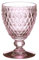 Villeroy & Boch Boston coloured Wasserglas Rose, Kristallglas, 144 mm