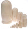 Boerni Set of 10 DIY Unpainted Nesting Dolls Toddler Paint Blank Wooden Stacking Toy DIY Graffiti Toy