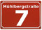 CGFN Personalisierte Rote Hausnummer, Hausnummernschild mit Straßennamen, hausnummernschilder edelstahl - Anpassbare Hausnummer mit Straßenname - 20x15 cm, für Zaun, Gartentor, Tür (rot)