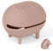 URAQT Makeup Sponge Holder, Shatterproof Vented Silicone Beauty Sponge Case for Travel, Sanitary Reuse Make Up Blender Case for Makeup, Beauty Sponge Holder Easy to Carry, Khaki