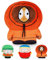 OSDUE South Park Plush, Südpark Plüschpuppe, Kenny Puppe Plüschtiere, Soft Plush Figure für Geburtstagsgeschenk Anime Cartoon Fans Kinder Erwachsene (16cm)