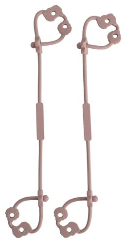 Cup Catcher, Spielzeug Sicherheitsgurte Trinkbecher Halteriemen für Kinderwagen Hochstuhl Autositz, aus Lebensmittelqualität Silikon, 100% BPA-frei, 2er-Pack (Dusty Lilac x 2)