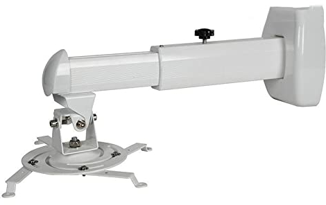 Xumh2024-3 Beamer Halterung Verstellbare Projektorhalterung, verdickte Aluminiumlegierungsrohr-Projektor-Wandhalterung Projektor Halterung