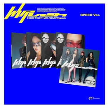 aespa - 5th Mini Album Whiplash Speed Random Version CD
