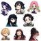 8 Pcs Kimetsus No Badge Pins Anime Figur Nezuko Shinobu Mitsuri Muichirou Cosplay Accessories Niedlich Abzeichen Ghost Killing Merch