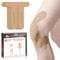 KTQUICK Knie Tape Vorgeschnitten, 10 Stück, Precut Kinesiotapes Hautfreundlich mit perfektem Trage-komfort, Wasserfestes & Elastisches Tape Kniegelenk für Knie - Hautfarbe