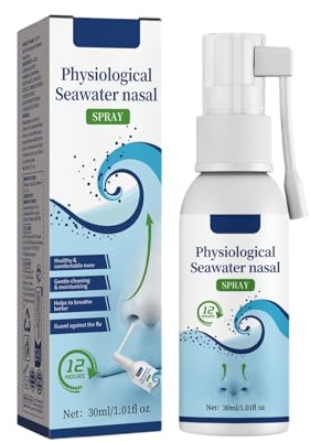 Nasenspray mit physiologischer Kochsalzlösung. Lindert verstopfte und trockene Nase bis zu 12 Stunden lang. Sanfte Nasenspülung. Tägliche Nasenpflege zur Vorbeugung von Verstopfung.