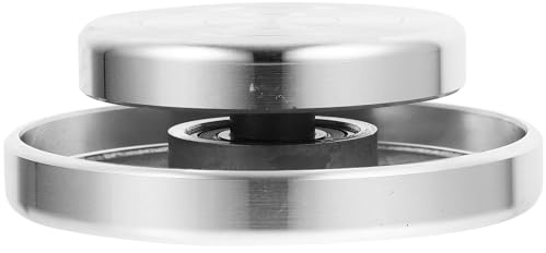 Abaodam Drehteller aus Aluminiumlegierung 11cm Drehbare Tortendekorationsplatte mit 360° Rotation Keramik und Ton Drehscheibe für Basteln und Modellbau