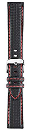 Morellato Biking Uhrenarmband aus Karbonfaser, mit Edelstahl-Schnalle, Sport-Kollektion