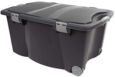 Spetebo Jumbo Allzweckbox 120 Liter mit Rollen - auch als Gartenbox und Spielzeugbox nutzbar