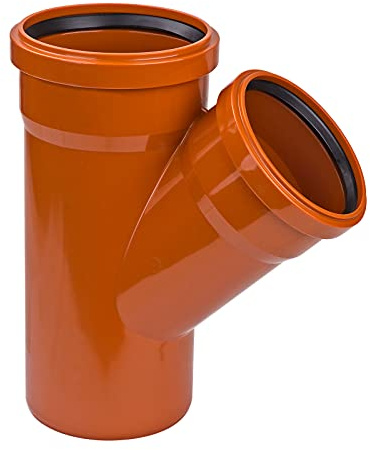 KG Abzweig DN200/160/45° KGEA Einfachabzweig Kanalrohr Abwasserrohr