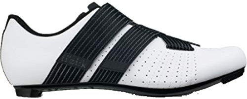 Fizik Tempo Powerstrap Herren-Fahrradschuhe, Weiß/Schwarz, 7.5 US