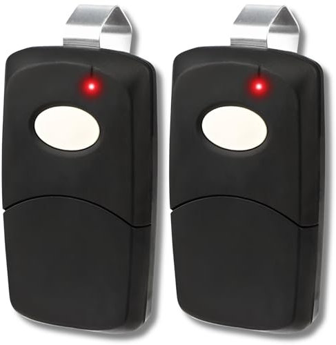 Garage Stop 2X Garage Door Opener Remote for Linear Multicode 3089 308911 MCS308911, 1089, 3070, 3060, 10 dip Switch Gate Opener Remote 300MHz, Garage Clicker Replacement (Black)