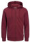 Jack & Jones Homme Jjebasic Sweat Zip Hood Noos pull over, Bordeaux, M EU