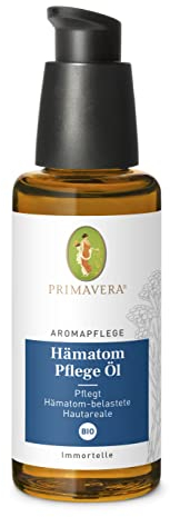 PRIMAVERA Aromapflege Hämatom Pflege Öl bio 50 ml - Aromaöl, Massageöl, Aromatherapie, ätherische Öle - Pflege strapazierter Haut, Regeneration von Hämatomen - vegan