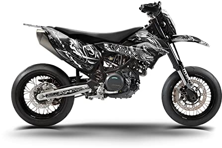 ARider Dekor (Aufkleber) passend für KTM 690 SMC-R 2012-2016 | Dragon Edition (Weiß)