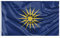 Flagge von Alexander der Große Mazedonien, 90 x 150 cm, UV-beständig, doppelt bedruckt und doppelt genäht, 150D-Polyester
