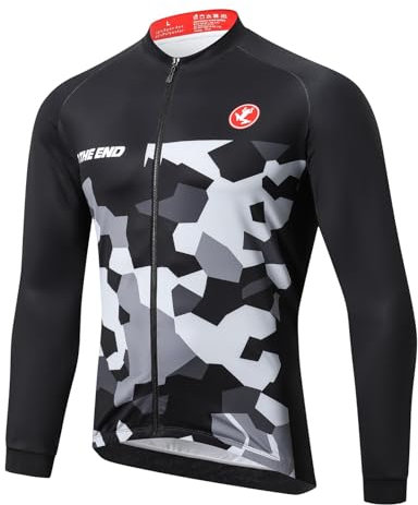 UGLY FROG Radtrikot Herren - Rennrad Trikot Herren Reißverschluss mit Taschen, Sommer Atmungsaktiv