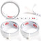 YIXISI 3 PCS 1m Self Adhesive Tape Measure, Self-Adhesive Metric Tape Measure From, Right to Left Measure Tape, Self Adhesive Measuring Tape, for T-Track Woodworking, White
