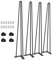 TITECK Hairpin Table Legs Black - 71cm 3 Rod / 10mm, Table Legs For Desk Dining Table DIY Furniture With Screws Heavy Duty Furniture Legs (28)