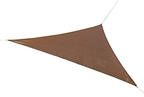 Coolaroo Sonnensegel, dreieckig, aufhängfertig, 4,8 m, Mokka