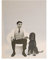 Germanposters Charles Wilp Yves Klein mit Afghanenhuendin Poster Kunstdruck Bild 50x40cm