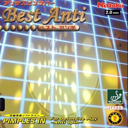 Nittaku Belag Best Anti, 2,0 mm, rot